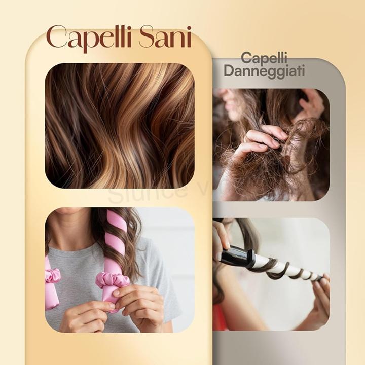 Saténová natáčka na vlasy bez tepla (H825)