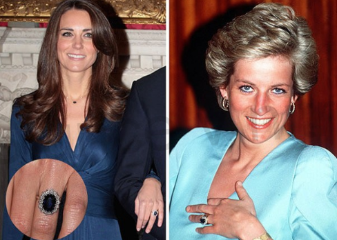 Pozlacený prsten princezny Diana / Kate (BP114)
