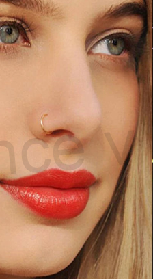 Piercing kroužek z chirurgické oceli 8 mm ( BB119)