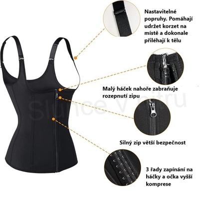 Neoprenový sexy korzet (K44)