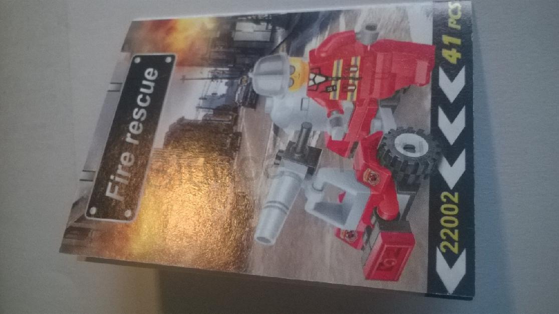 Stavebnice lego auto hasiči (D75)