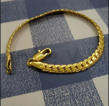 Pozlacený řetízkový náramek (BC322)