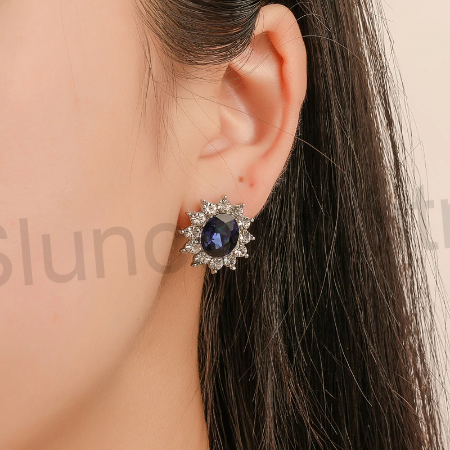 Postříbřená souprava šperků princezny Diana (BS25)