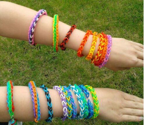 Barevné gumičky na náramek 1000 kusů (H22)