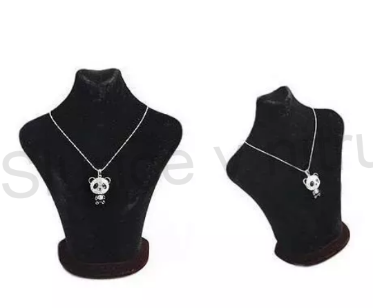 Náhrdelník z chirurgické oceli medvídek se zirkony (BD254)