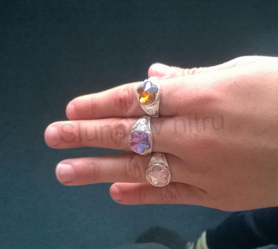 Postříbřený dětský prsten (BP178)