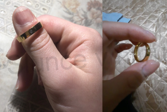 Prsten z chirurgické oceli hladký se zirkonem 5 mm (BP71)