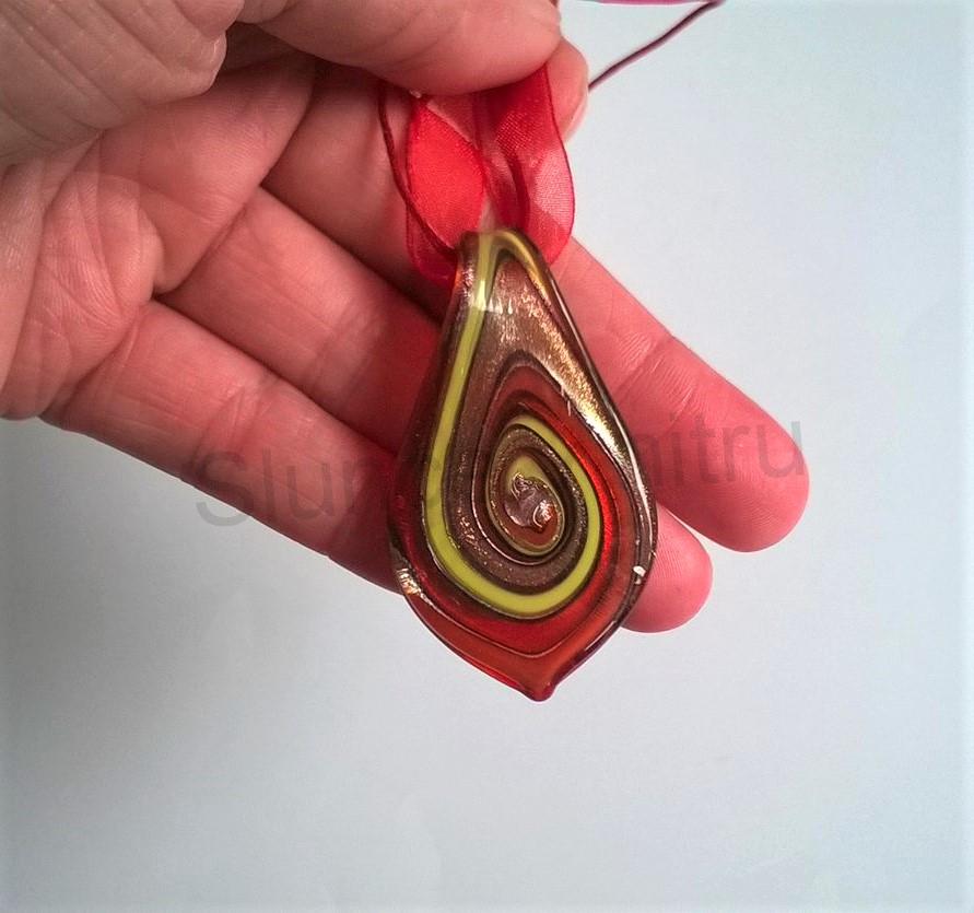 Souprava šperků z Lampglas skla Kapka, slza (BS101)