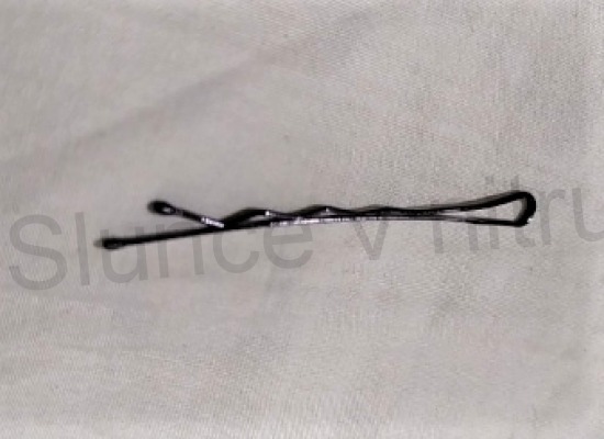 Sponka, pérka, vlásenka do vlasů kovová - 4,5 cm - 10 ks (H178)