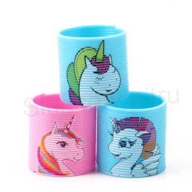 Magická spirála, pružina plastová mix (D419)