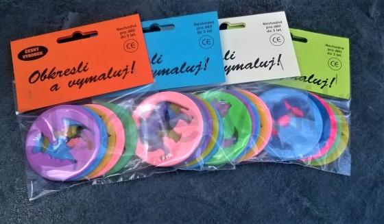 Šablony zviřátek obkresli a vymaluj 5 ks/bal (E456)