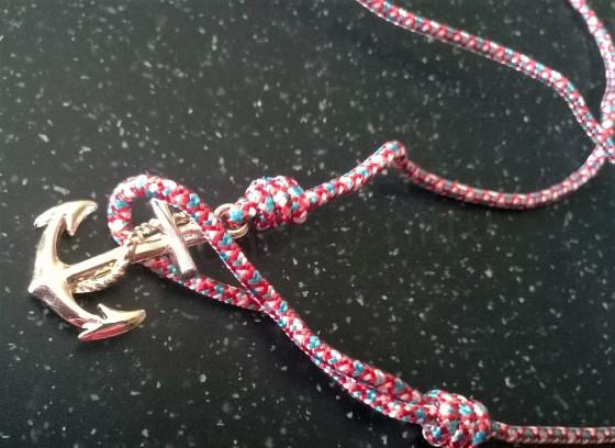 Nárámek Kotva barevný tmavě modrý číslo 6 (BC498)