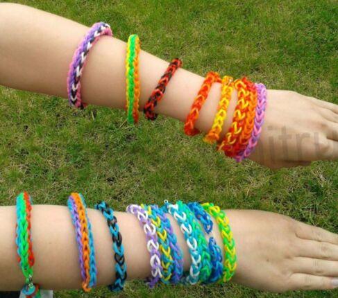 Barevné gumičky na náramek 1000 kusů číslo 3 (H312)