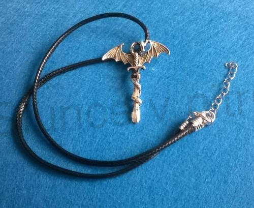 Náhrdelník přívěšek meč s drakem - Hra o trůny (BD500)