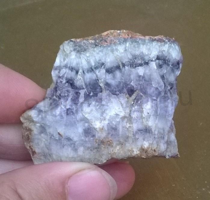 Ametyst drúza chevron 44,6 g (Česká Republika) (X941)