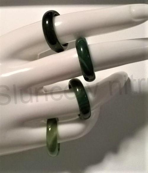 Minerální prsten Achát velikost 61 (X1014)