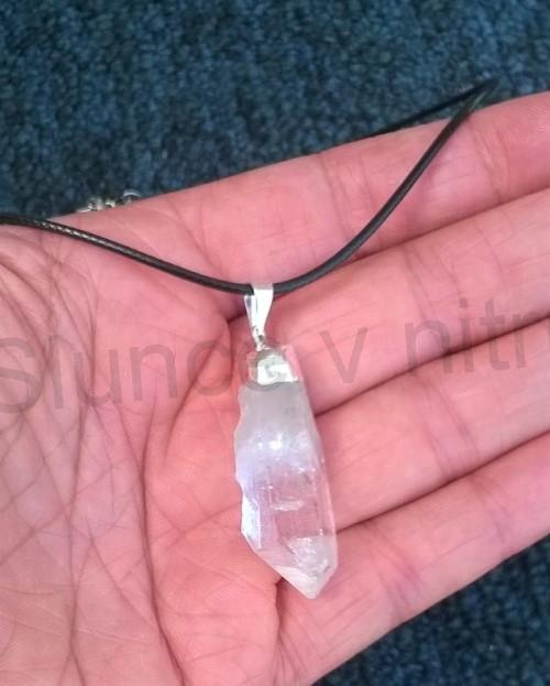 Náhrdelník Křišťál špice (Brazílie) (X1163)