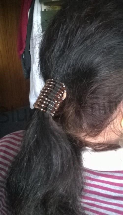 Magnetický hematitový náramek / náhrdelník / ozdoba do vlasů 3v1 (BC534)