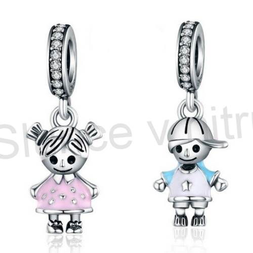 Náhrdelník s Pandora přívěškem chlapec (BD569)