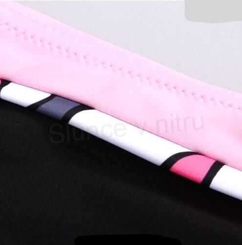 Dámské módní dvoudílné plavky s push up efektem velikost XL (K161)