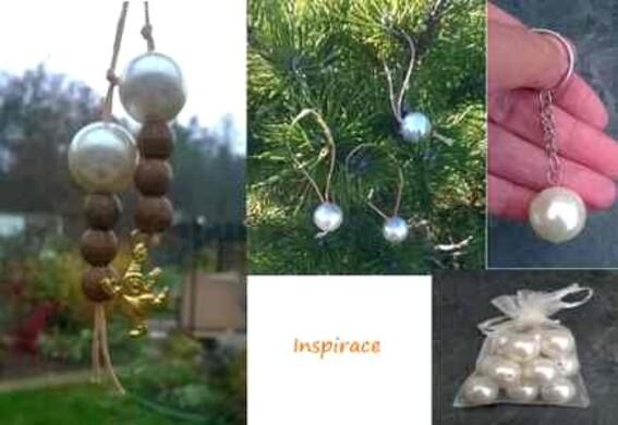 Plastové voskové korálky imitace perel 20 mm - 1 ks (AC266)