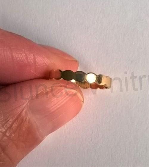 Otevřený, nastavitelný prsten číslo 3 (BP403)