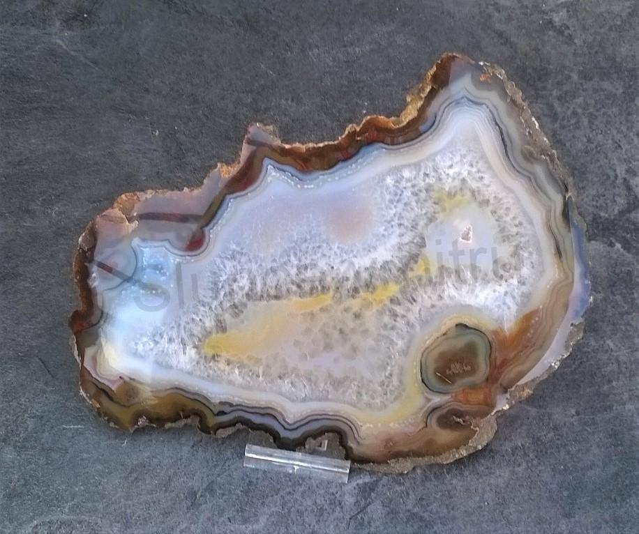 Achát plátek výběr 319 g - (Brazílie) (X1304)