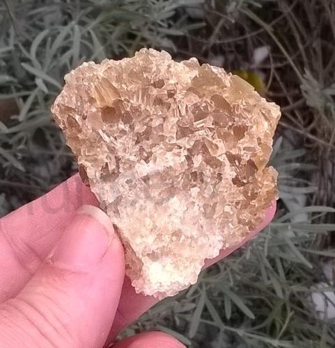 Drúza kalcitu žlutého, medového 35 g (Česká Republika) (X1359)