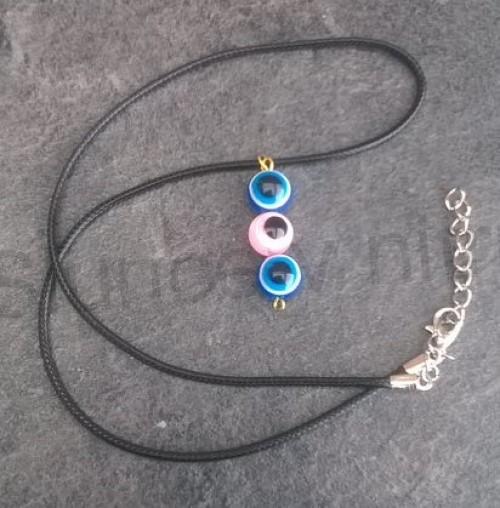 Náhrdelník s příveškem oka, Hamsa (BD650)