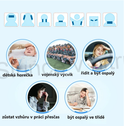 Gelová náplast na horečku 5 ks (F53)