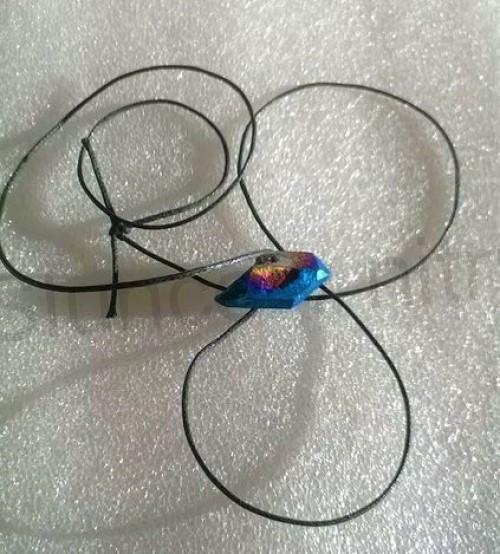 Minerální náhrdelník Aqua Aura Titanium (X1486)