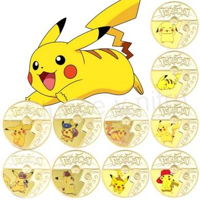Pozlacená POKÉMON - mince - 5 (MA32)