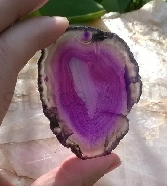 Achát plátek 29g - (Brazílie) (X1639)