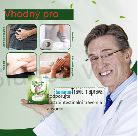 Lekařská náplast na poruchy trávení 8 ks ( F56)