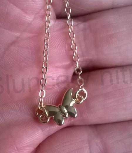 Řetízkový náramek na ruku motýl (BC562)