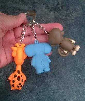 Kličenka, přívěšek Zvířátka s Velkýma očima 3D Zebra (H465)