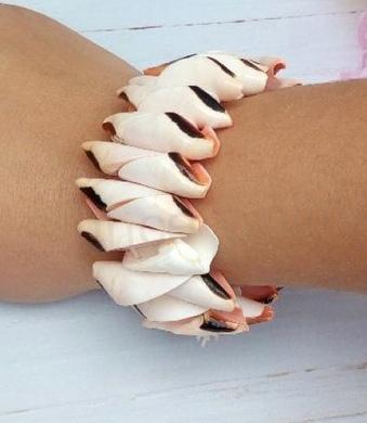 Mušlový náramek z pravých mušlí (X1753)