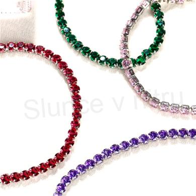 Dámský zirkonový štrasový náramek (BC569)