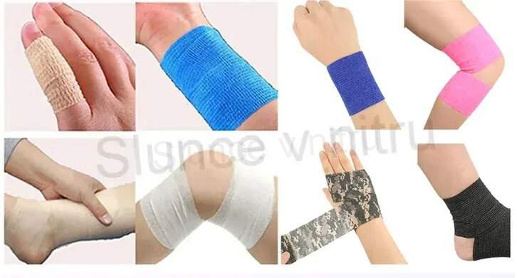 Elastická samofixační obinadlo, obvaz černé menší (F10)