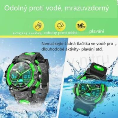 Dětské Multistyle LED vodotěsné digitální hodiny (H549)