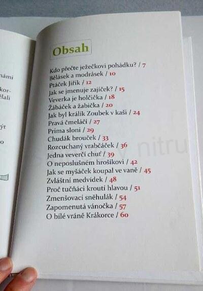 Kdo přečte ježečkovi pohádku? (EK14)