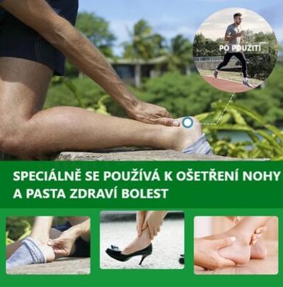Hřejivá pelyňková náplast na bolest achillovy paty 12 ks (F65)