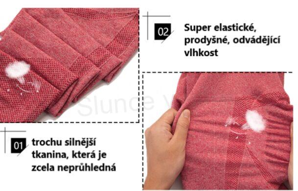 Dámské bezešvé Push Up legíny s vysokým pasem – velikost S (K494)