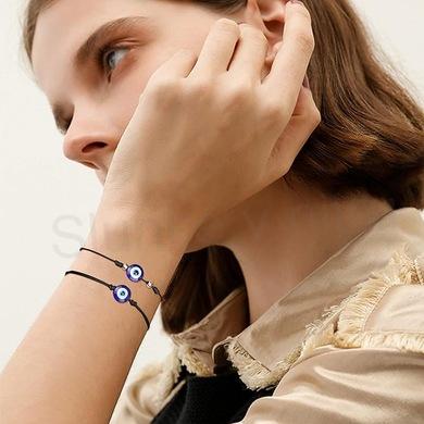 Šňůrkový náramek na ruku oko (BC579)