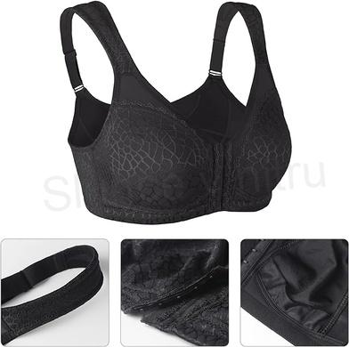 Dámská podprsenka bez kostic, zapinání vpředu velikost 80 C (K510)