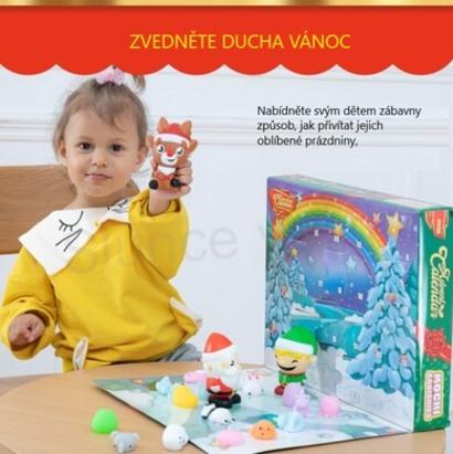 Velký adventní kalendář mačkací MOCHI (D939)