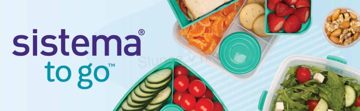 Svačinový box s přihrádkami Bez BPA 1,25 L (L50)