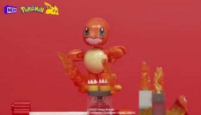 Mega Pokémon Glumandas ohnivé otáčení (D991)