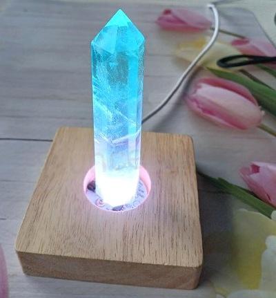 Fluorit zelený broušená špice 99 mm | 88 g (X1990)