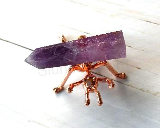 Ametyst broušená špice 49 mm | 13 g (X1994)